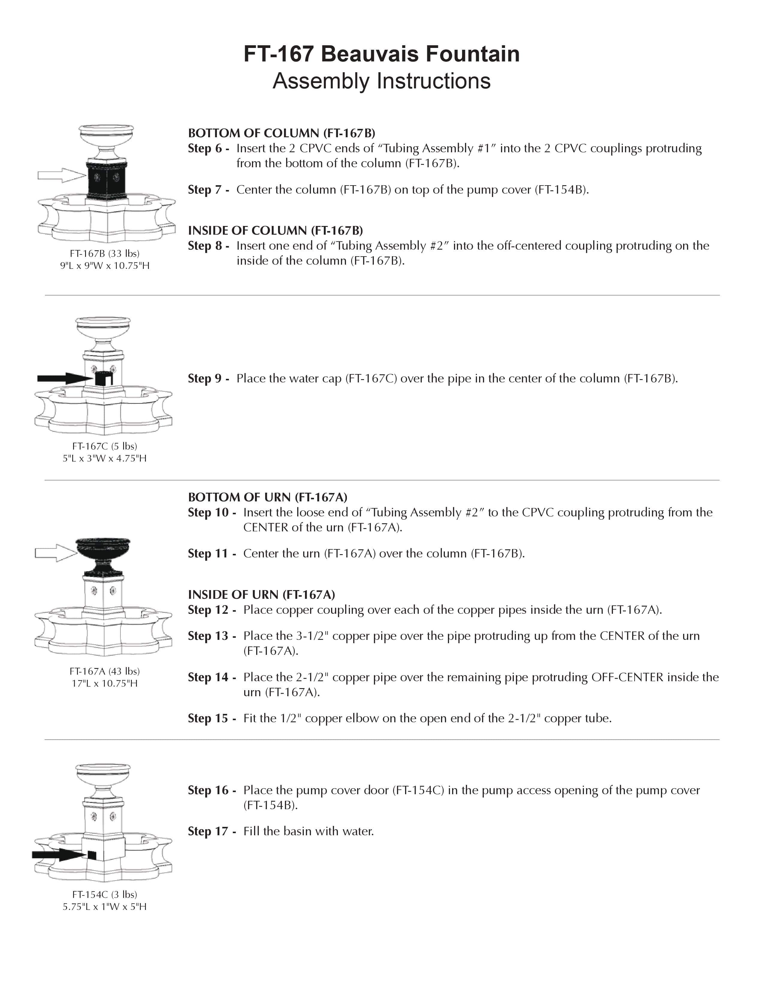 Beauvais Water Fountain - Outdoor Art Pros