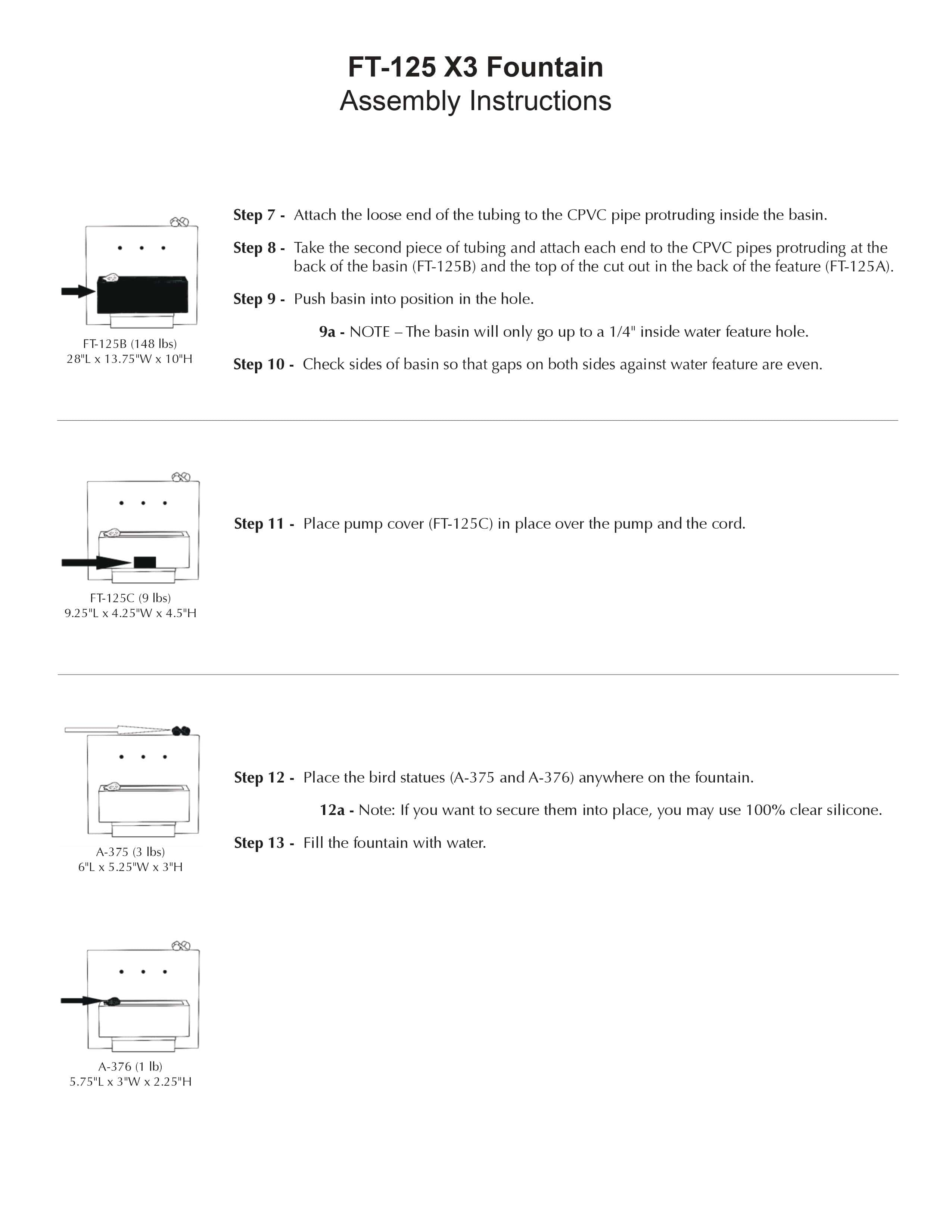 X3 Outdoor Wall Water Fountain - Outdoor Art Pros