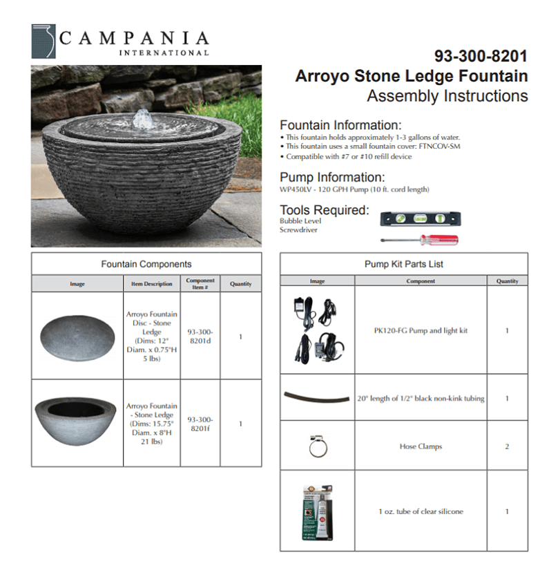 Arroyo Fountain - Outdoor Art Pros