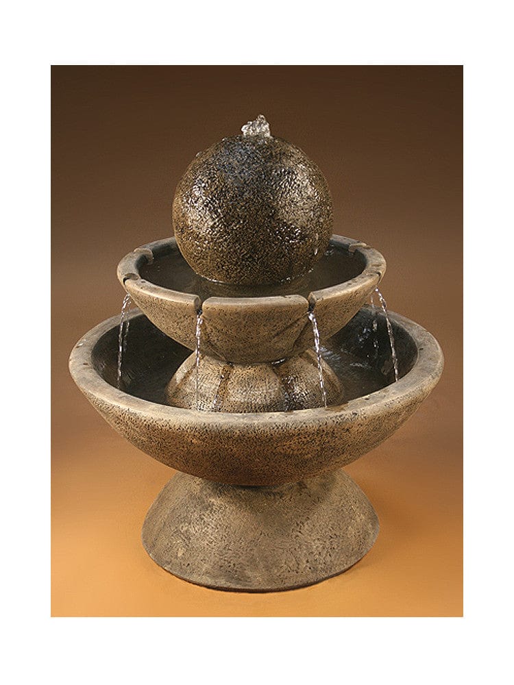Zen Tiered Garden Fountain - Short - Outdoor Art Pros