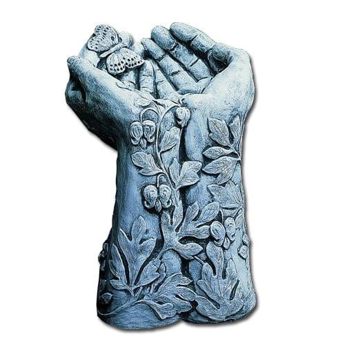 Mariposa Cast Stone Birdbath - Outdoor Art Pros