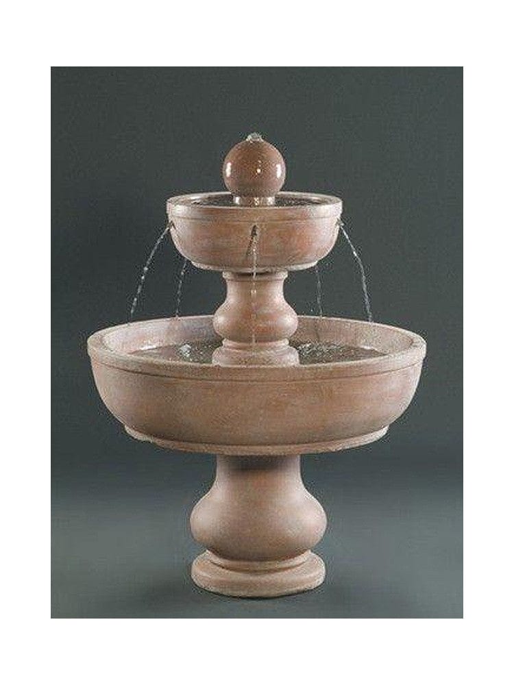 2-Tier Alonzo Garden Water Fountain - Outdoor Art Pros
