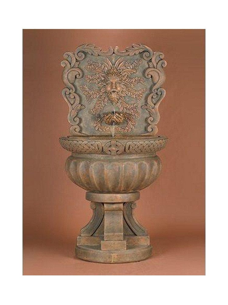 Green Man Outdoor Wall Fountain - Outdoor Art Pros