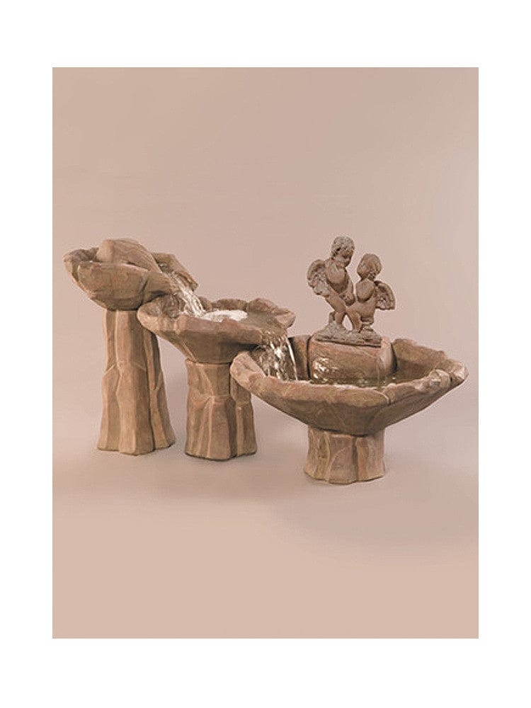 Courtship Cascade Garden Water Fountain - Outdoor Art Pros