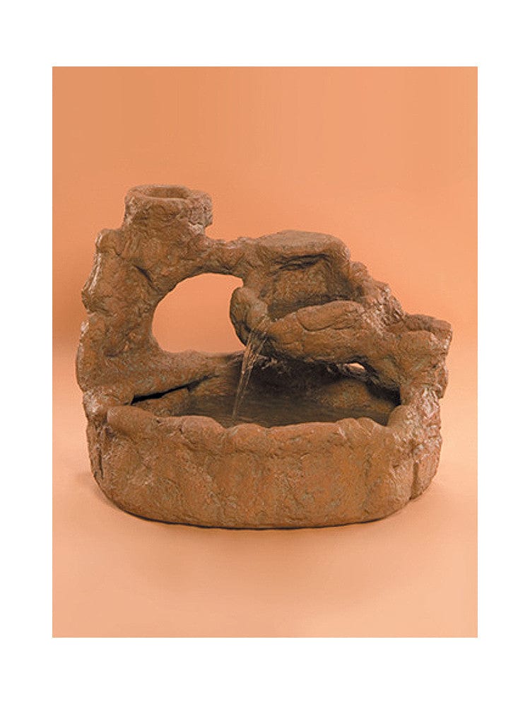 Yosemite Cast Stone Outdoor Fountain - Small - Outdoor Art Pros