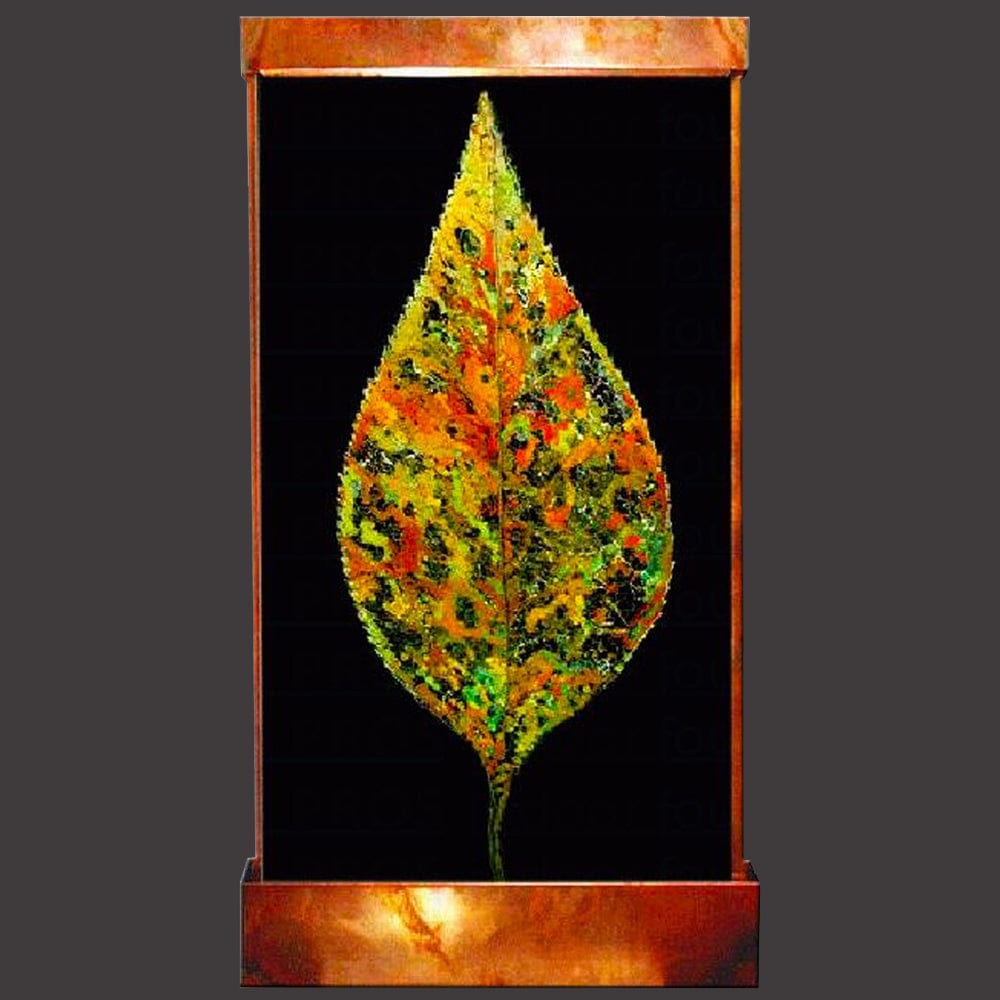 Florentine Leaf Wall Fountain - Outdoor Art Pros