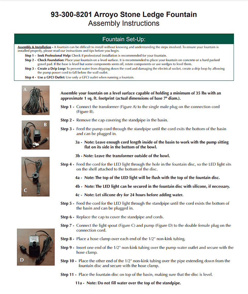 Arroyo Fountain - Outdoor Art Pros