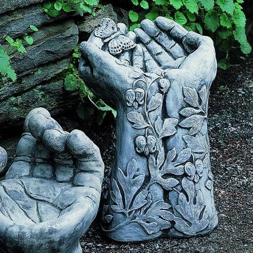 Mariposa Cast Stone Birdbath - Outdoor Art Pros