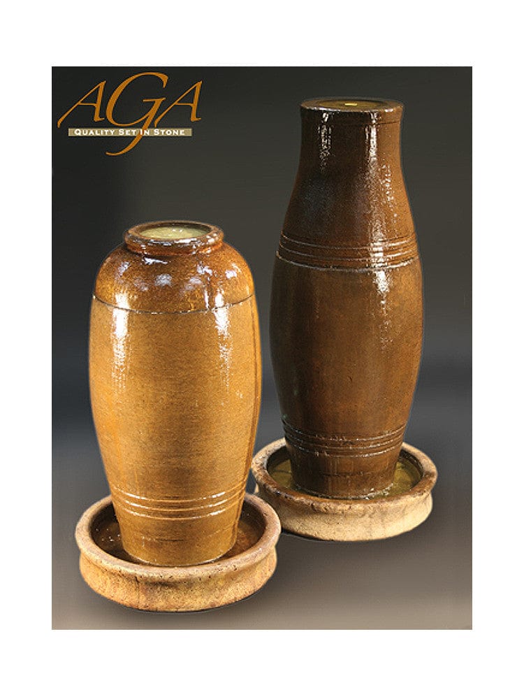 Santiago Urn Cast Stone Garden Fountain - Outdoor Art Pros