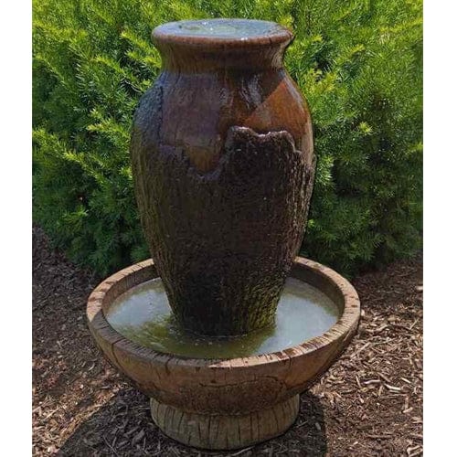 Cypress Urn Fountain - Outdoor Art Pros