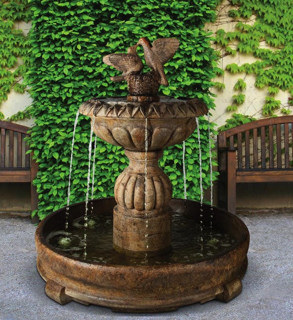 Paloma Cascada in Rondo Pool Fountain - Outdoor Art Pros