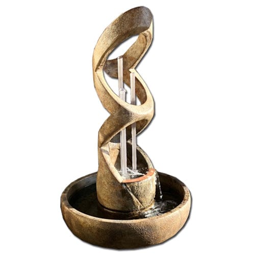 Balancing Rings Fountain - Outdoor Art Pros