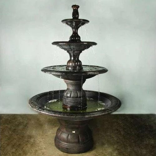 Grande Contemporary Four Tier Fountain - Outdoor Art Pros
