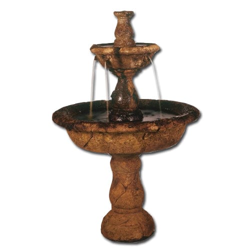 Small Tazza Tier Garden Fountain - Outdoor Art Pros