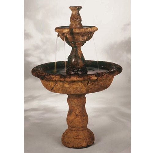 Small Tazza Tier Garden Fountain - Outdoor Art Pros