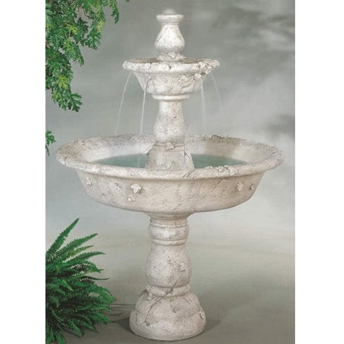 Small Tazza Tier Garden Fountain - Outdoor Art Pros