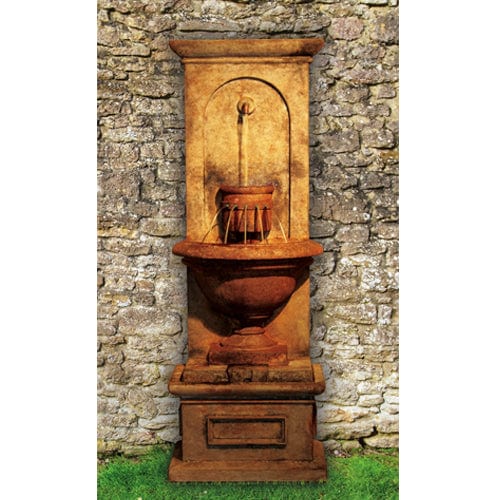 Vivanda Flat Wall Garden Fountain - Outdoor Art Pros