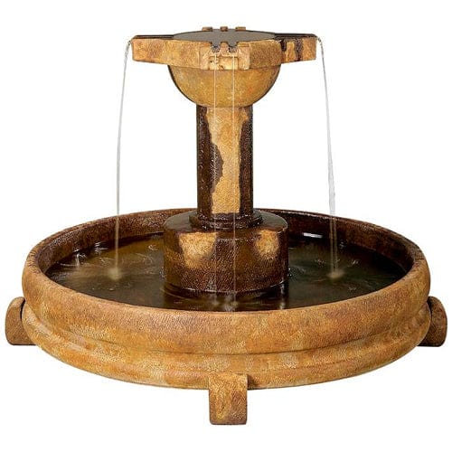 Overflowing Cross Outdoor Fountain - Outdoor Art Pros