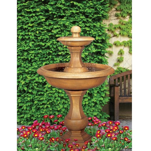 Barrington Two Tier Garden Fountain - Outdoor Art Pros