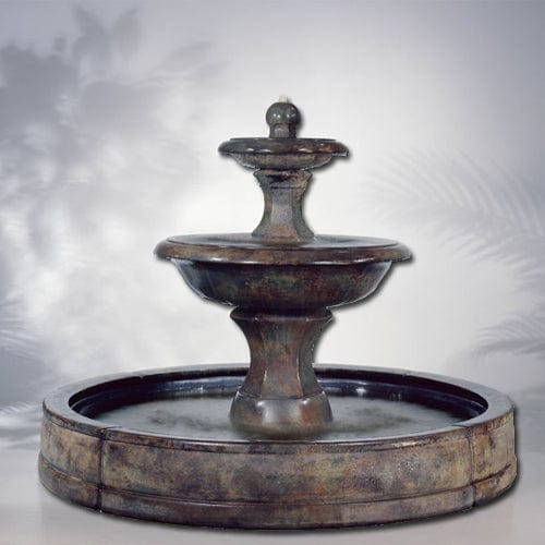 Barrington Tiered Outdoor Fountain in Valencia Pool