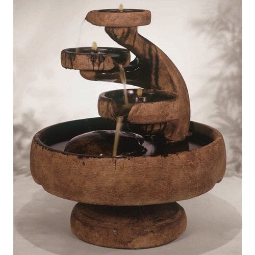 Mill Tier Garden Water Feature - Outdoor Art Pros