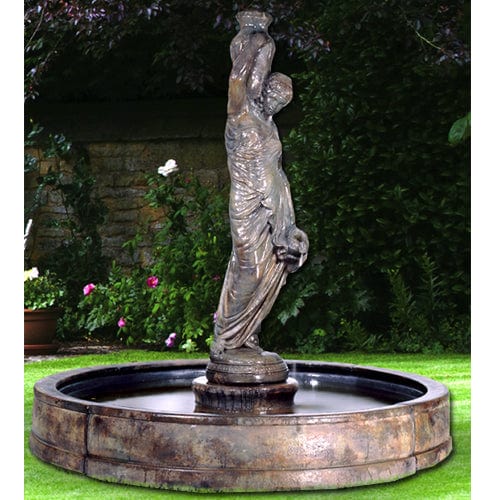 Rebecca Outdoor Fountain in Valencia Pool - Outdoor Art Pros