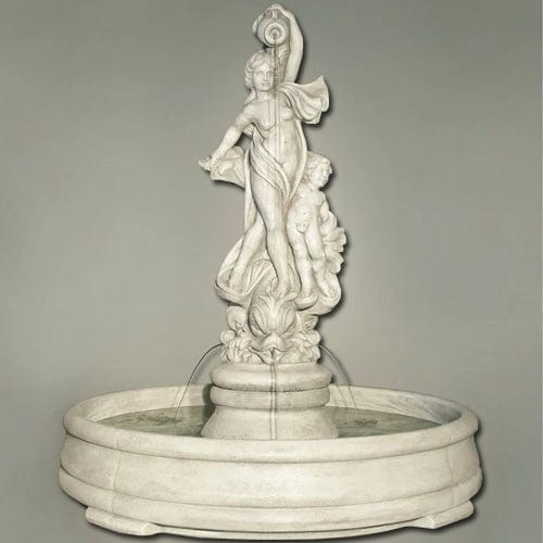 Venus Outdoor Fountain in Grando Pool - Outdoor Art Pros