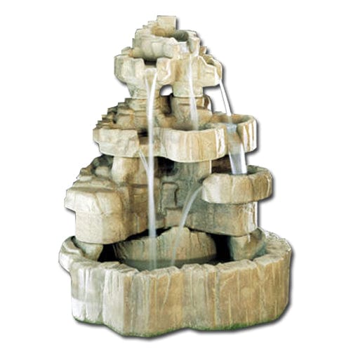 Large Rockfall Fountain - Outdoor Art Pros