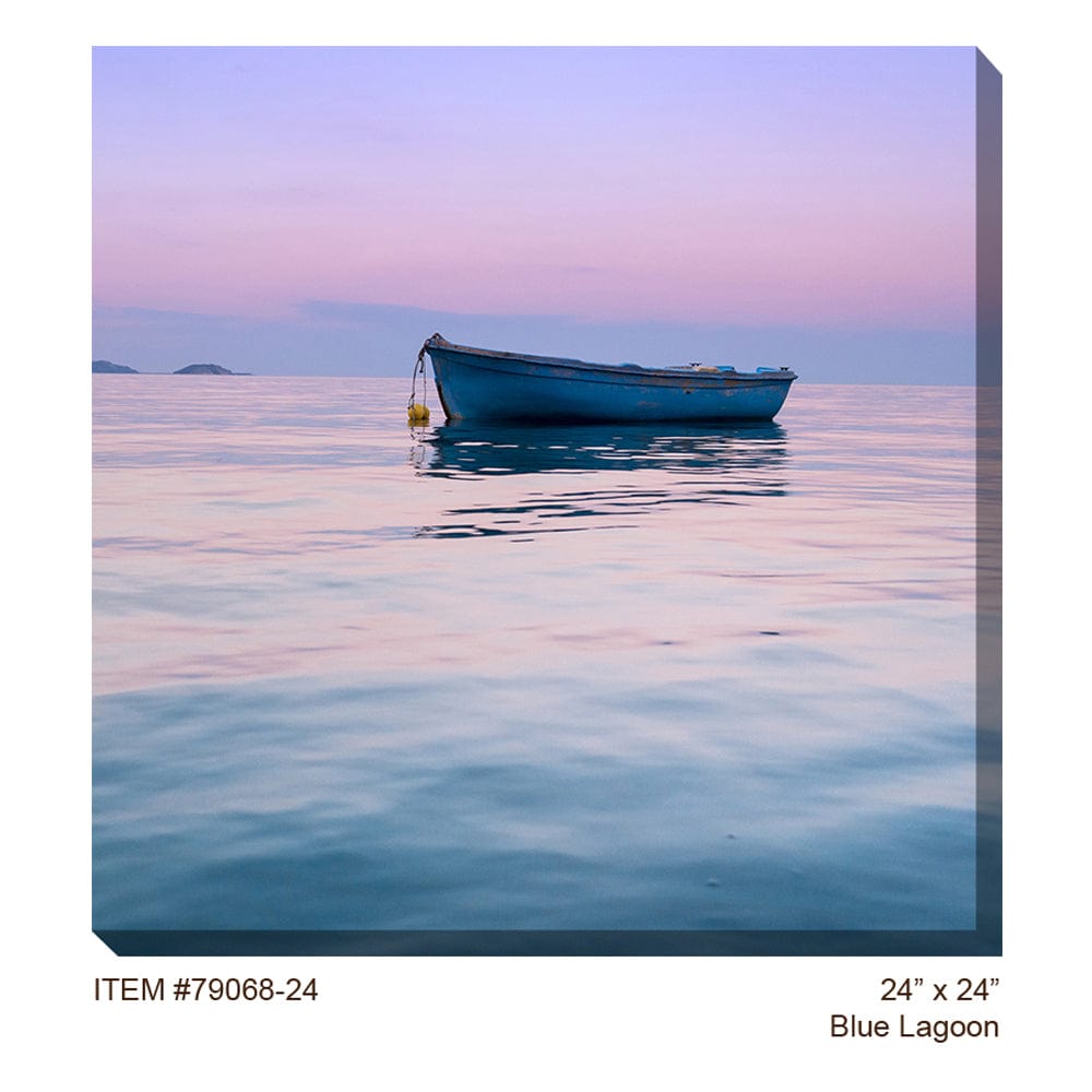 Blue Lagoon Outdoor Canvas Art - Outdoor Canvas Art