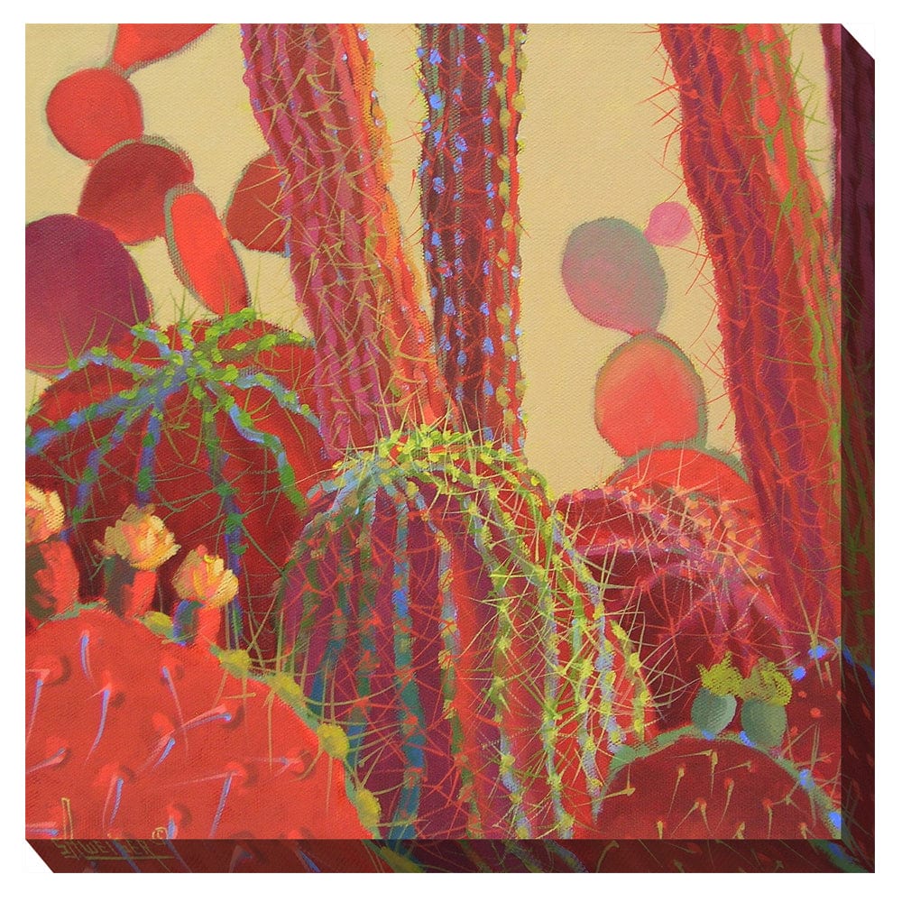Desert Blooms Outdoor Canvas Art - Outdoor Art Pros