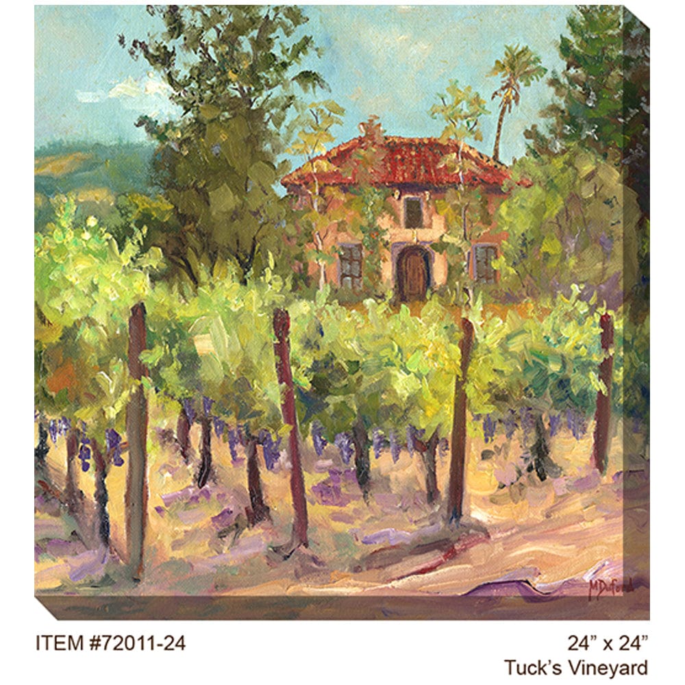 Tuck's Vineyard Outdoor Canvas Art - Outdoor Art Pros