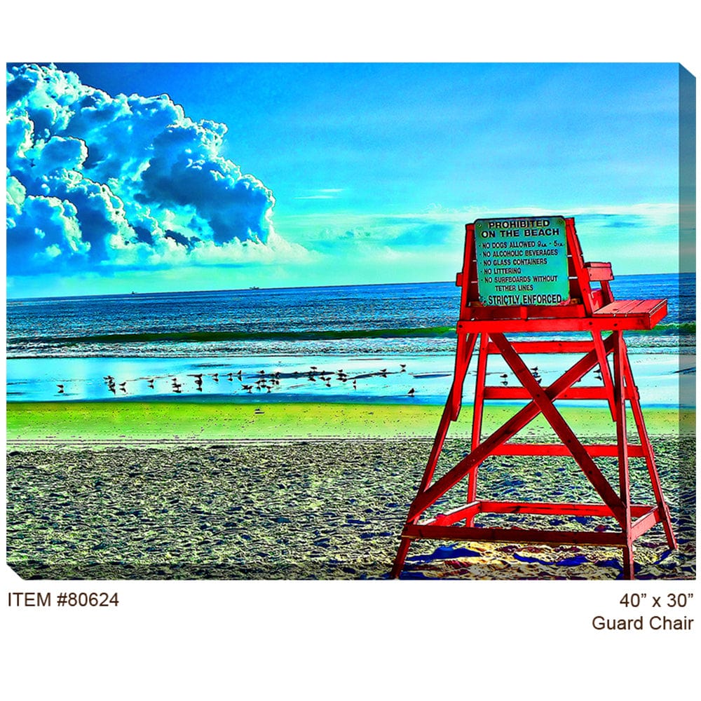 Guard Chair Outdoor Canvas Art