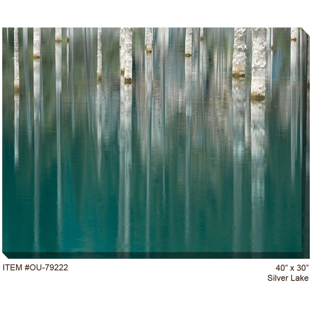 Silver Lake Outdoor Canvas Art - Outdoor Art Pros