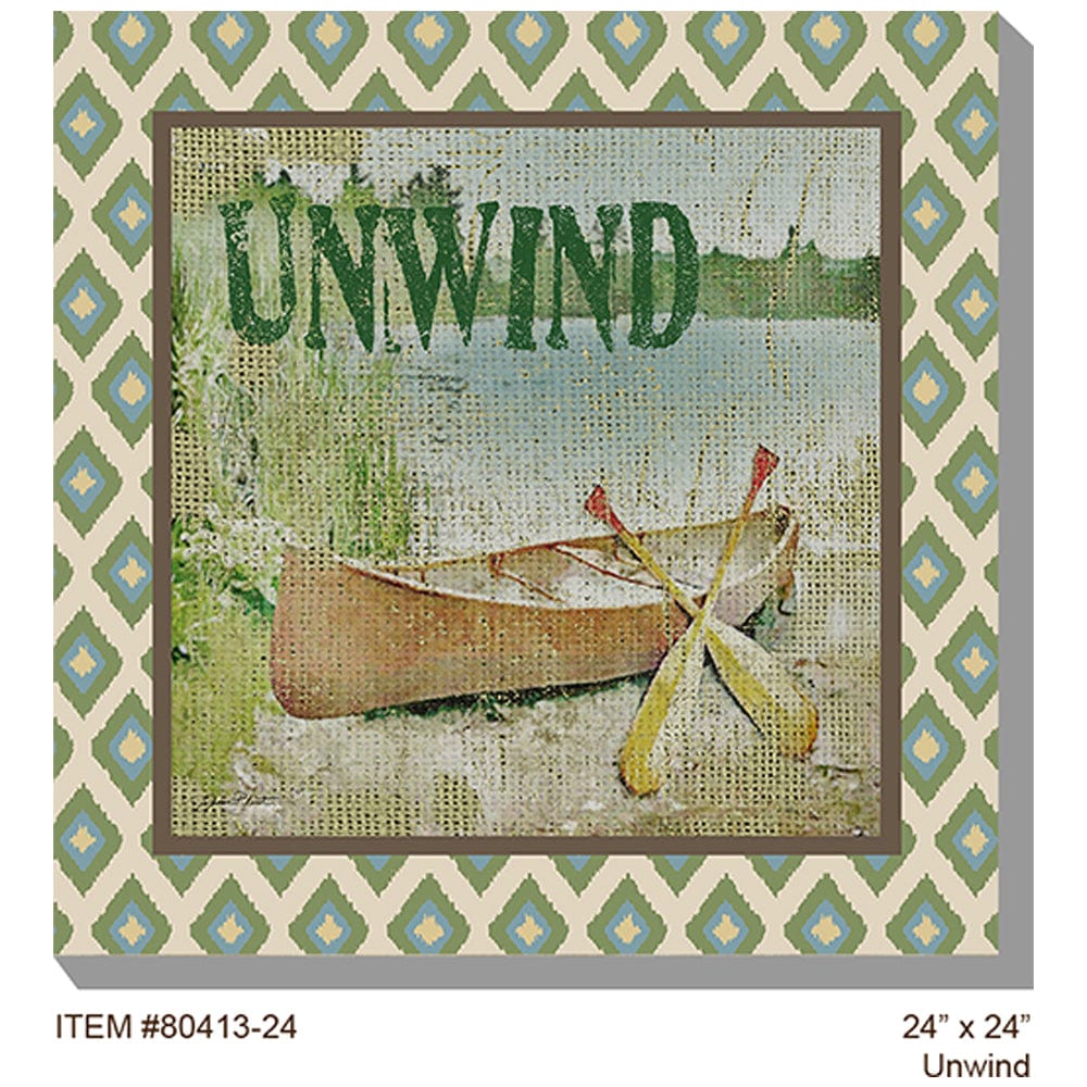 Unwind Outdoor Canvas Art - Outdoor Art Pros