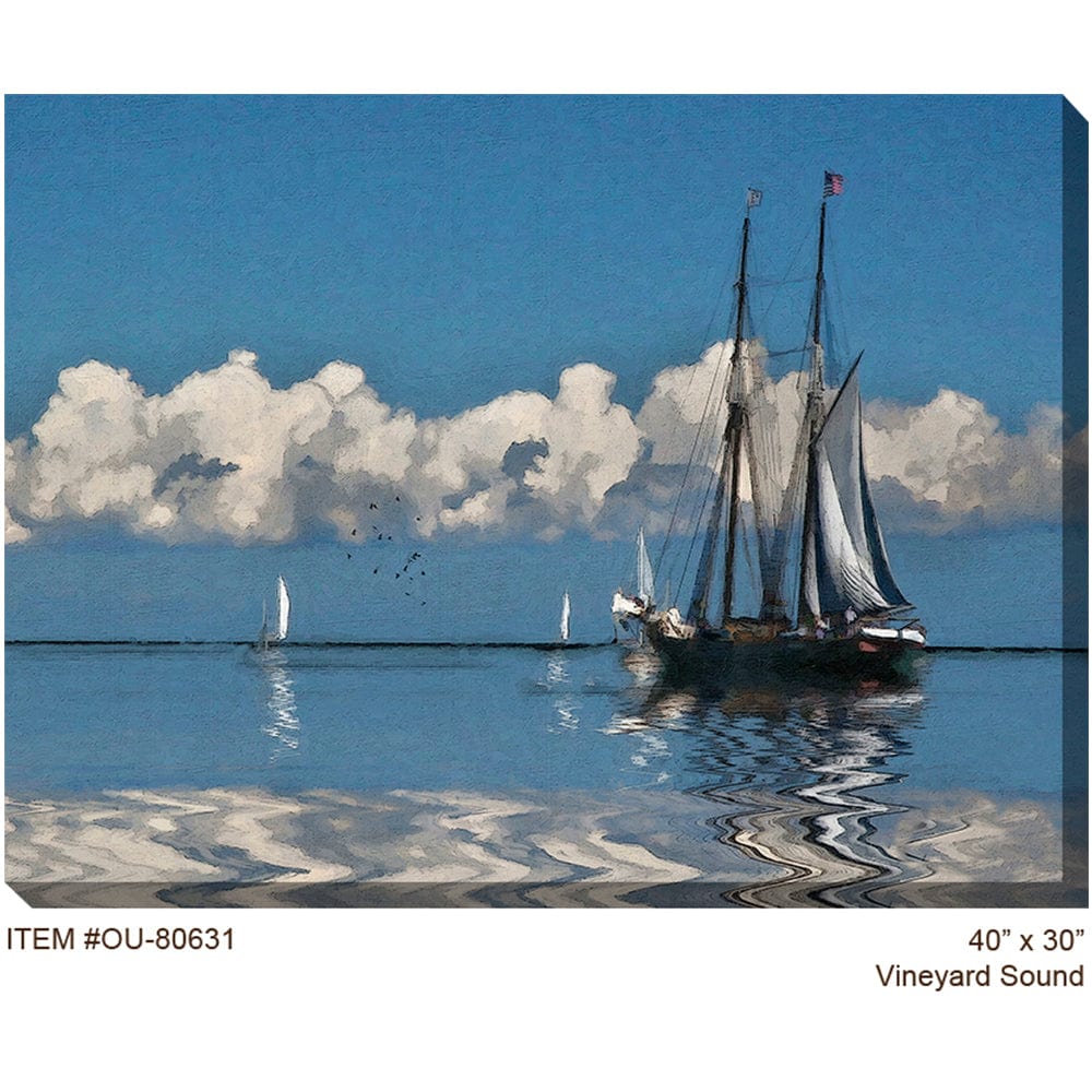 Vineyard Sound Outdoor Canvas Art - Outdoor Art Pros