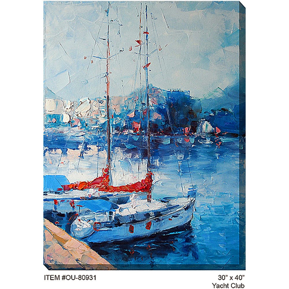 Yacht Outdoor Canvas Art - Outdoor Art Pros