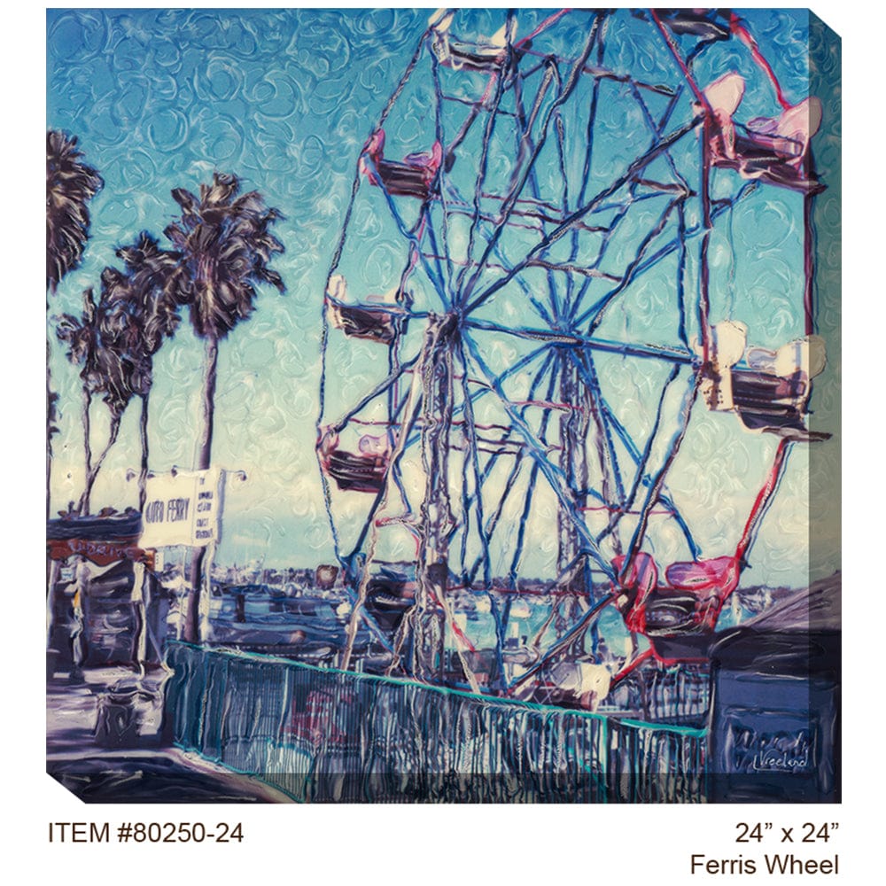 Ferris Wheel Outdoor Canvas Art - Outdoor At Pros
