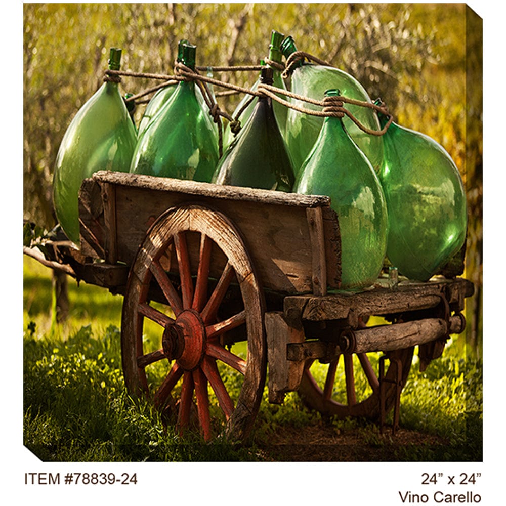Vino Carello Outdoor Canvas Art - Outdoor Art Pros