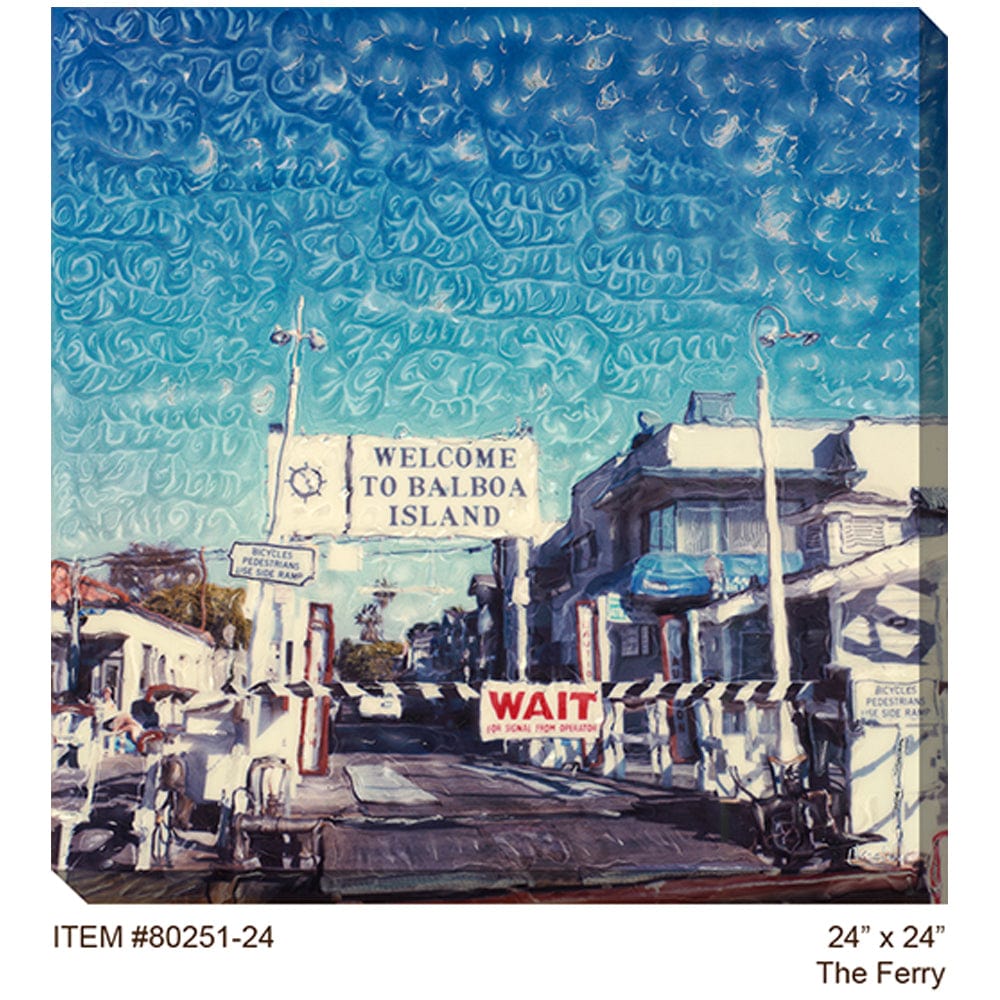 The Ferry Outdoor Canvas Art - Outdoor Art Pros