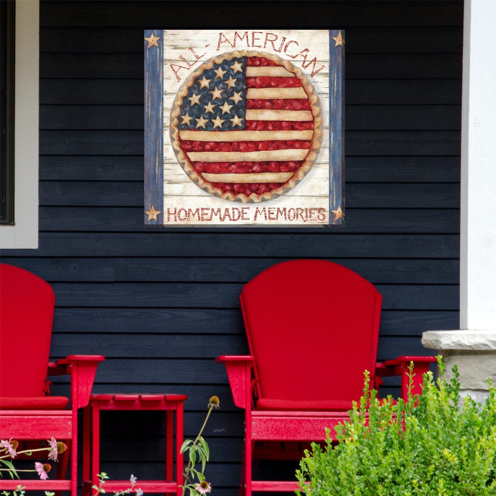 American Pie Outdoor Canvas Art - Outdoor Art Pros