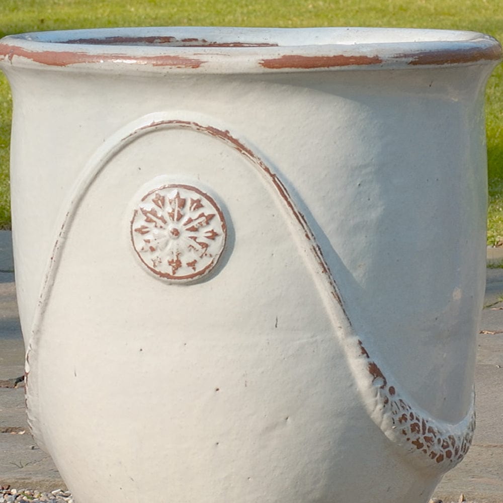 Anduze Urn Set of 4 in Antique White - Outdoor Art Pros