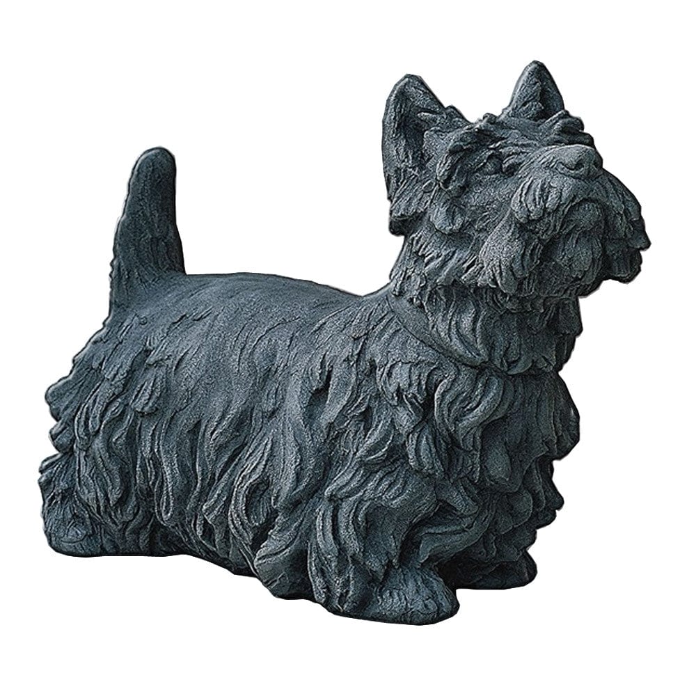 Angus Scotty Dog Cast Stone Garden Statue - Outdoor Art Pros