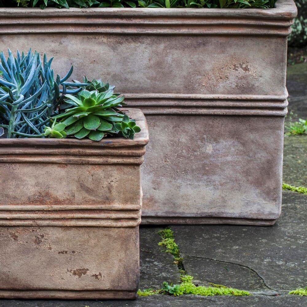 Antico Rectangular Planter Set of 2 | Terra Cotta Collection