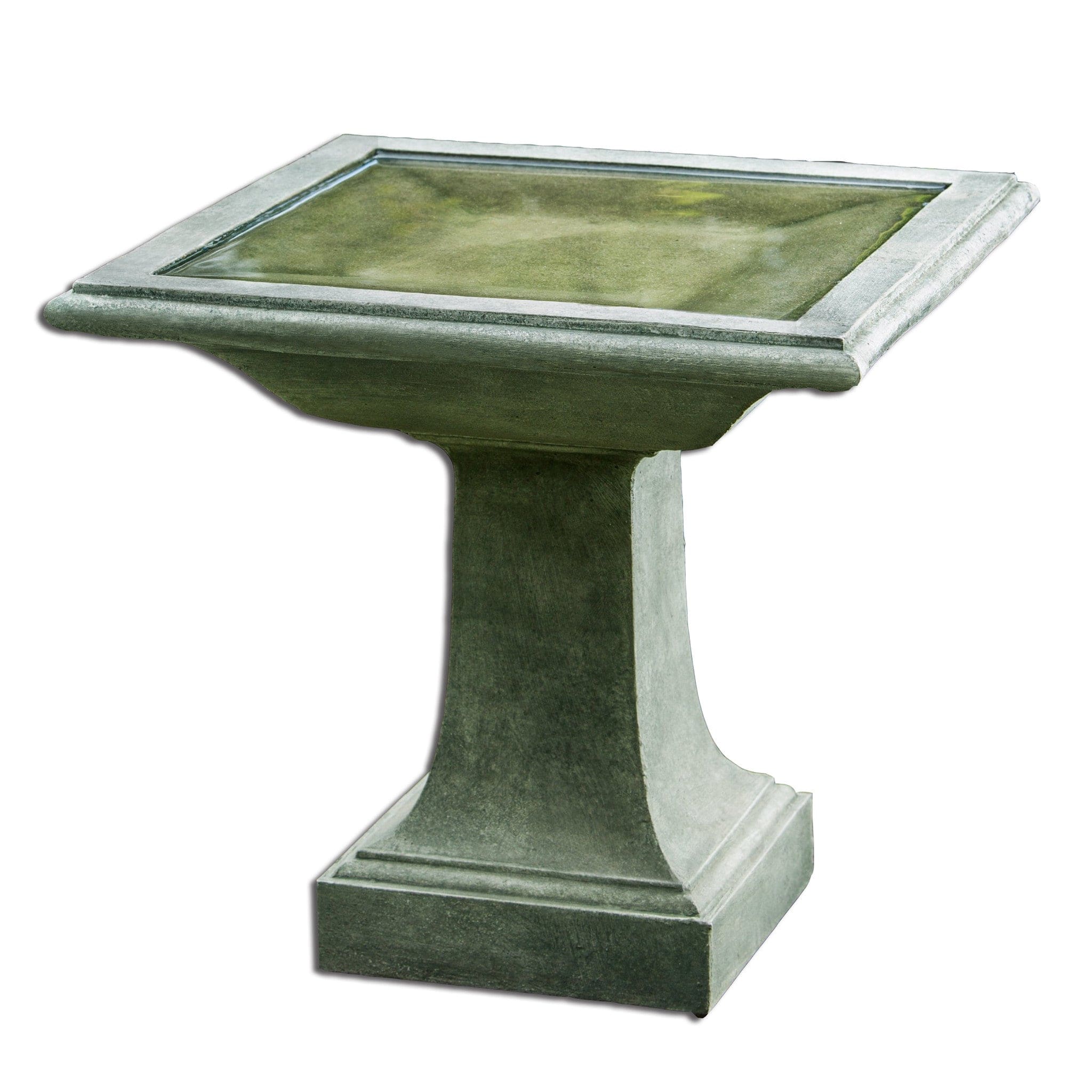 Avery Cast Stone Birdbath - Outdoor Art Pros
