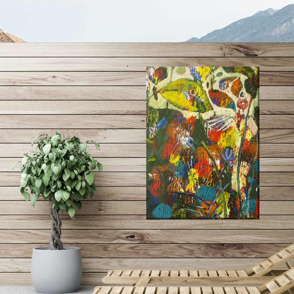 Bawdy Botanicals Outdoor Canvas Art - Outdoor Art Pros