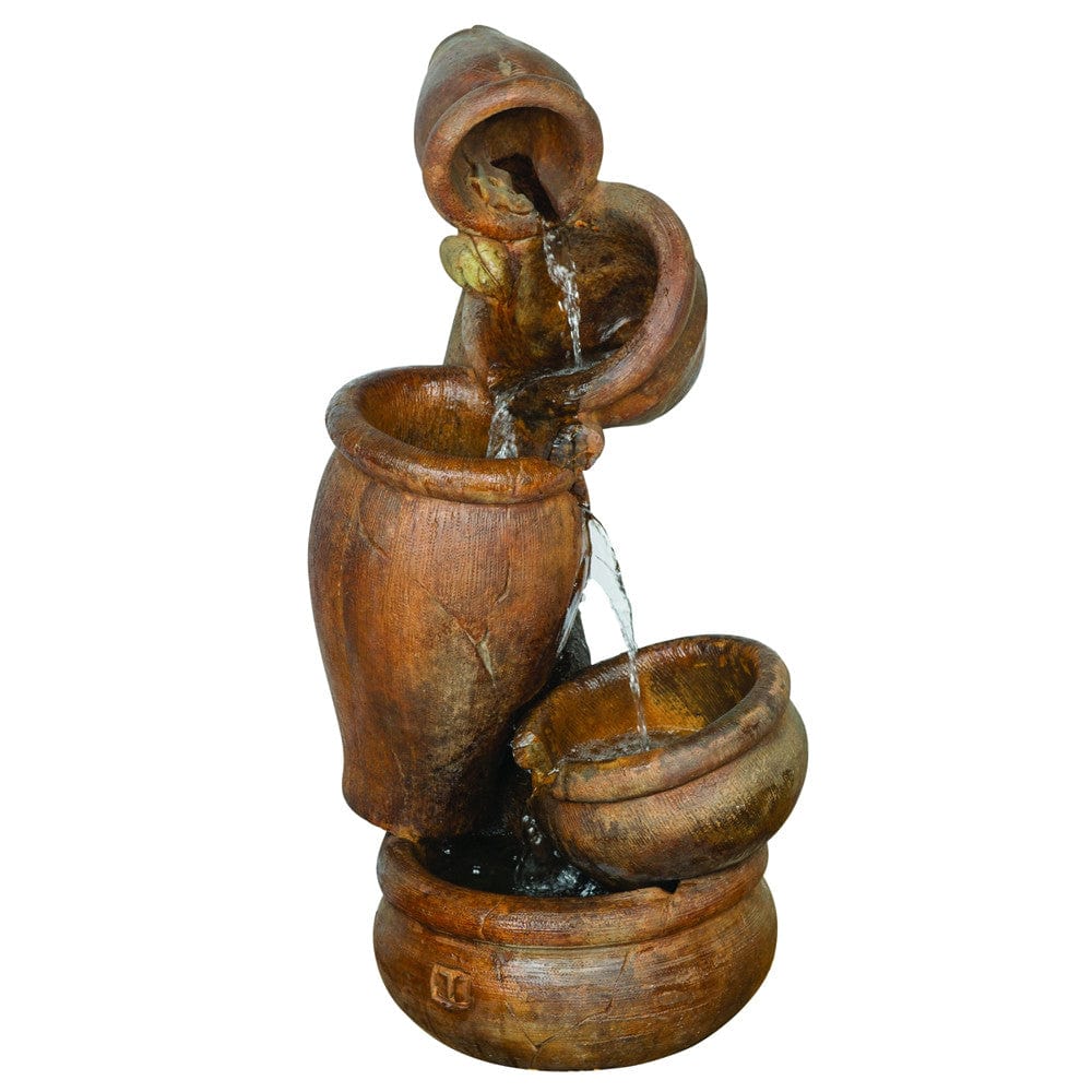 Balancing Act Fountain - Outdoor Art Pros