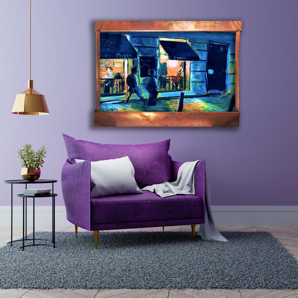 Barcelona Nights Wall Fountain - Outdoor Art Pros