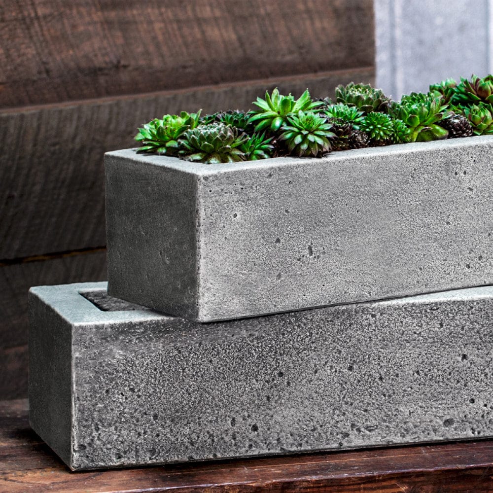 concrete planter indoor Basic Element Cast Stone Concrete Planter