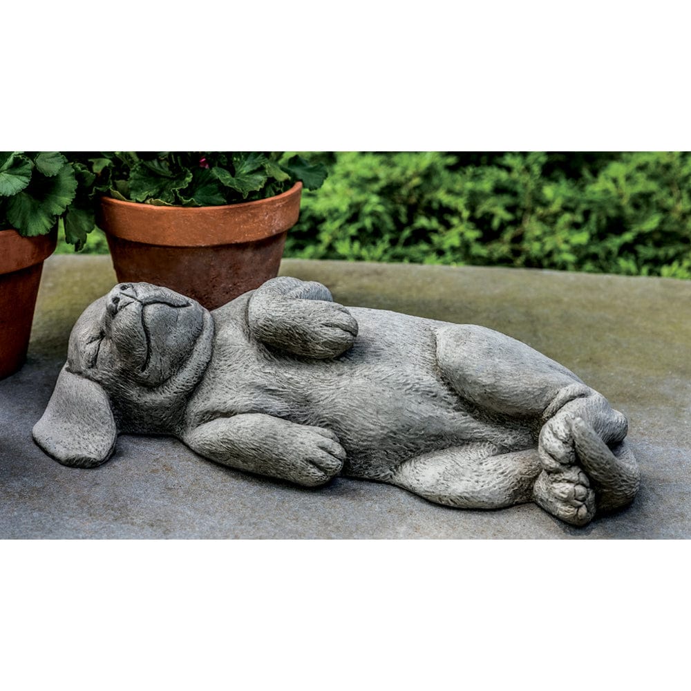 Belly Rubs Dog Garden Statue - Outdoor Art Pros