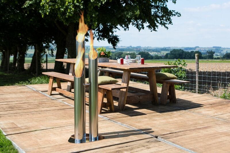 Bio-Blaze Pipes Large Bio-Ethanol Fireplace